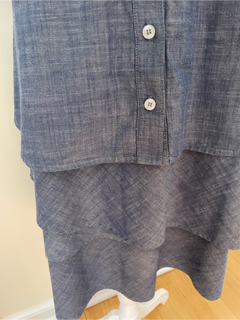 Chambray Dress in Denim Blue by Finley - Picture 6 of 10